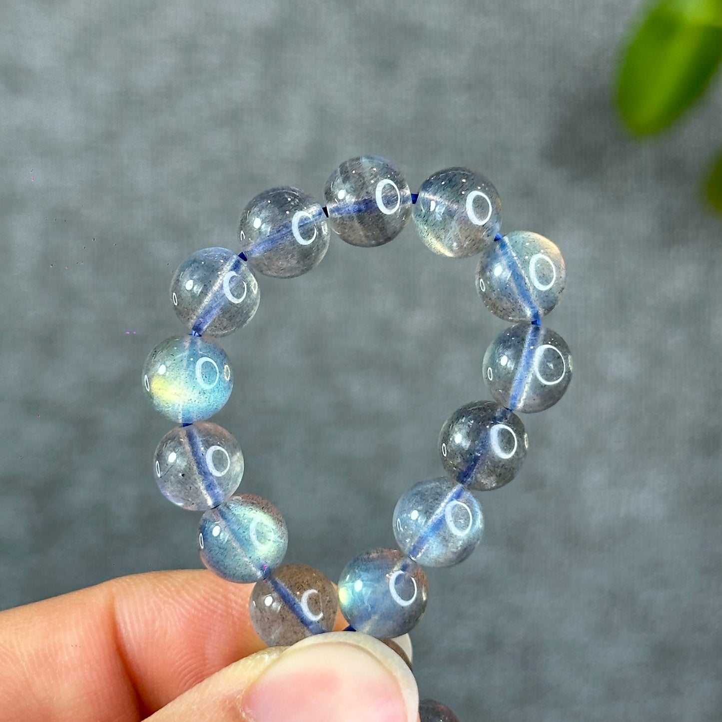 Natural Translucent Labradorite Bracelet Size 7.5