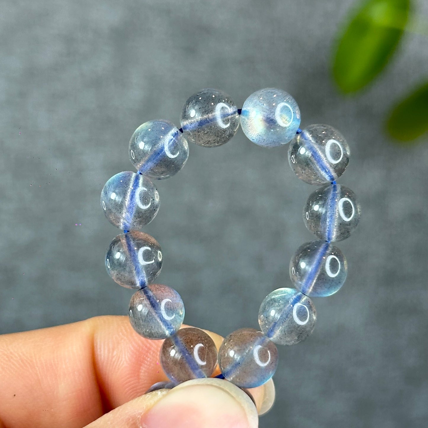 Natural Translucent Labradorite Bracelet Size 7.5