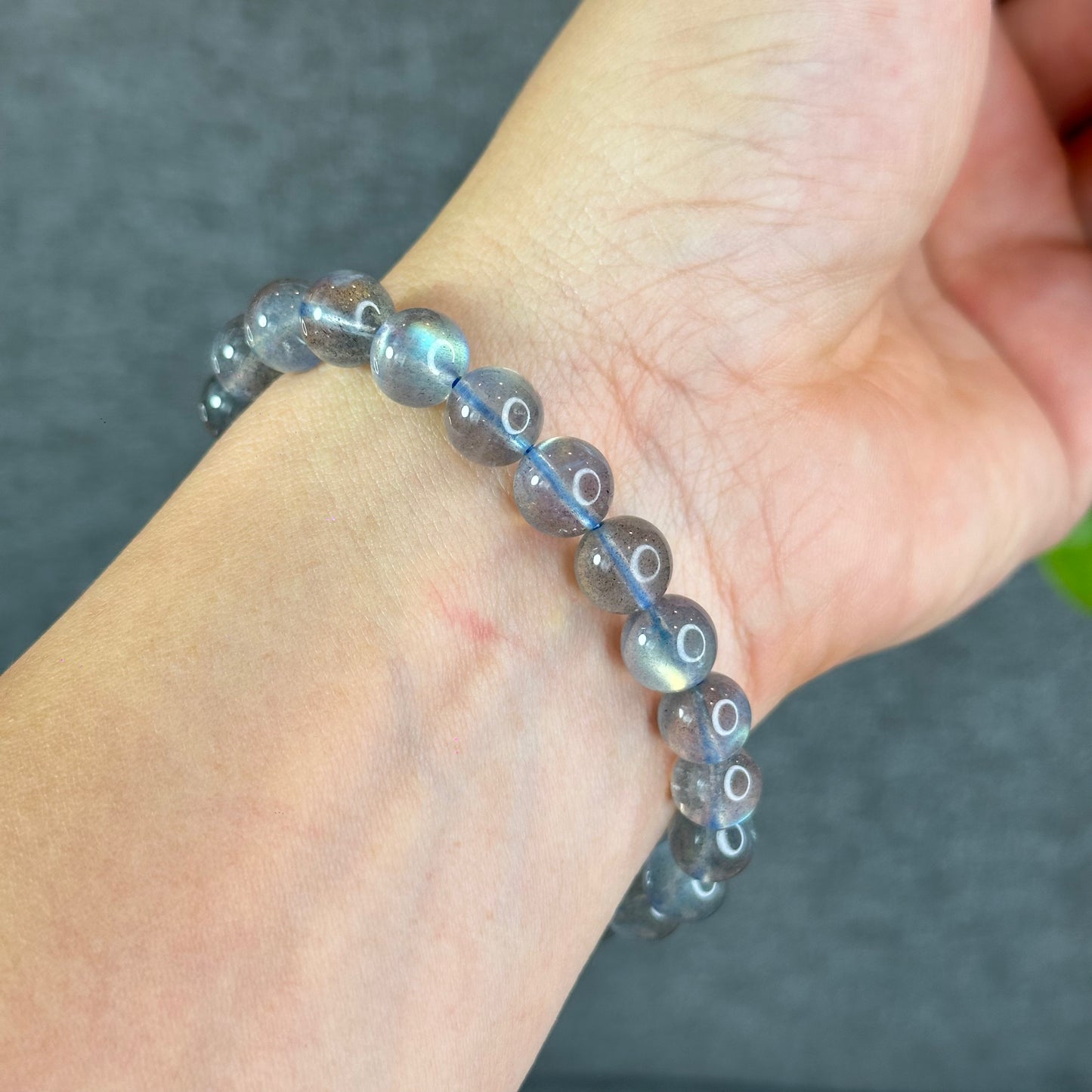 Natural Translucent Labradorite Bracelet Size 9
