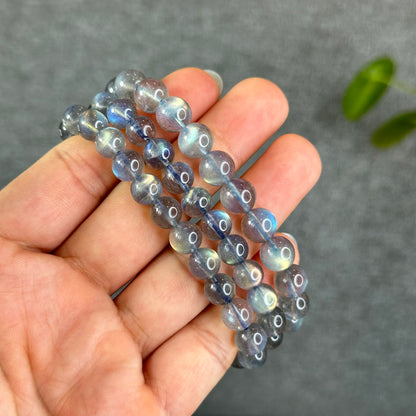 Natural Translucent Labradorite Bracelet Size 9