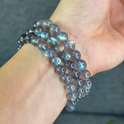 Natural Translucent Labradorite Bracelet Size 9