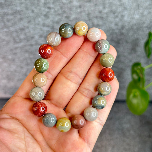 Multi Colour Alashan Agate Bracelet | Calgary Crystal Store