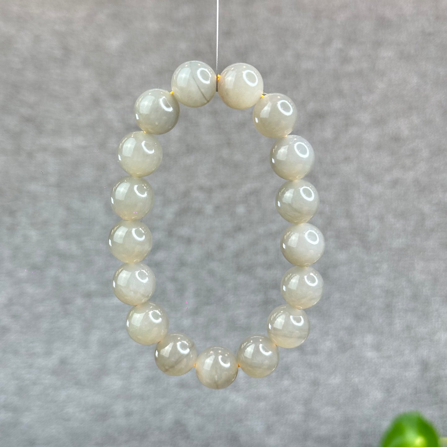 Natural Hetian Nephrite Jade Bracelet size 11.8 mm