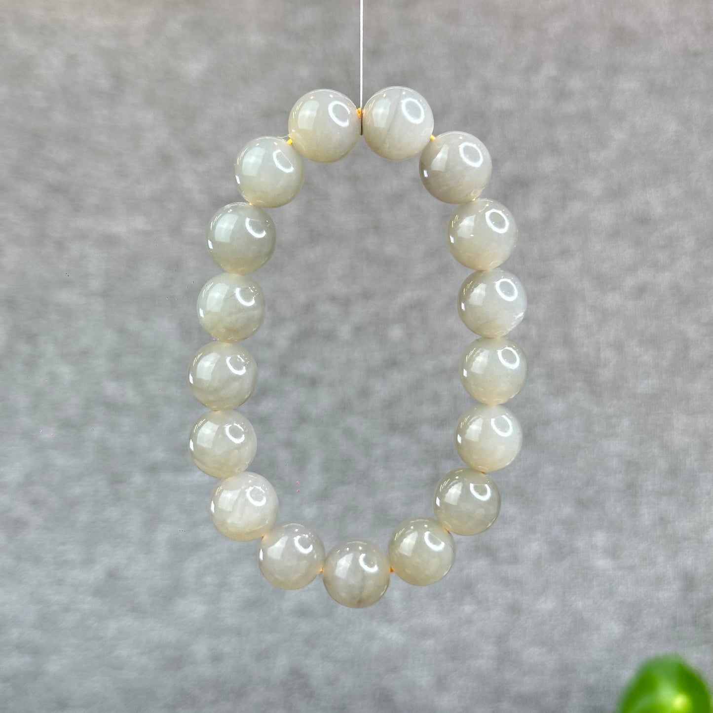 Natural Hetian Nephrite Jade Bracelet size 11.8 mm