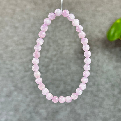 Natural Kunzite Bracelete Size 6 mm