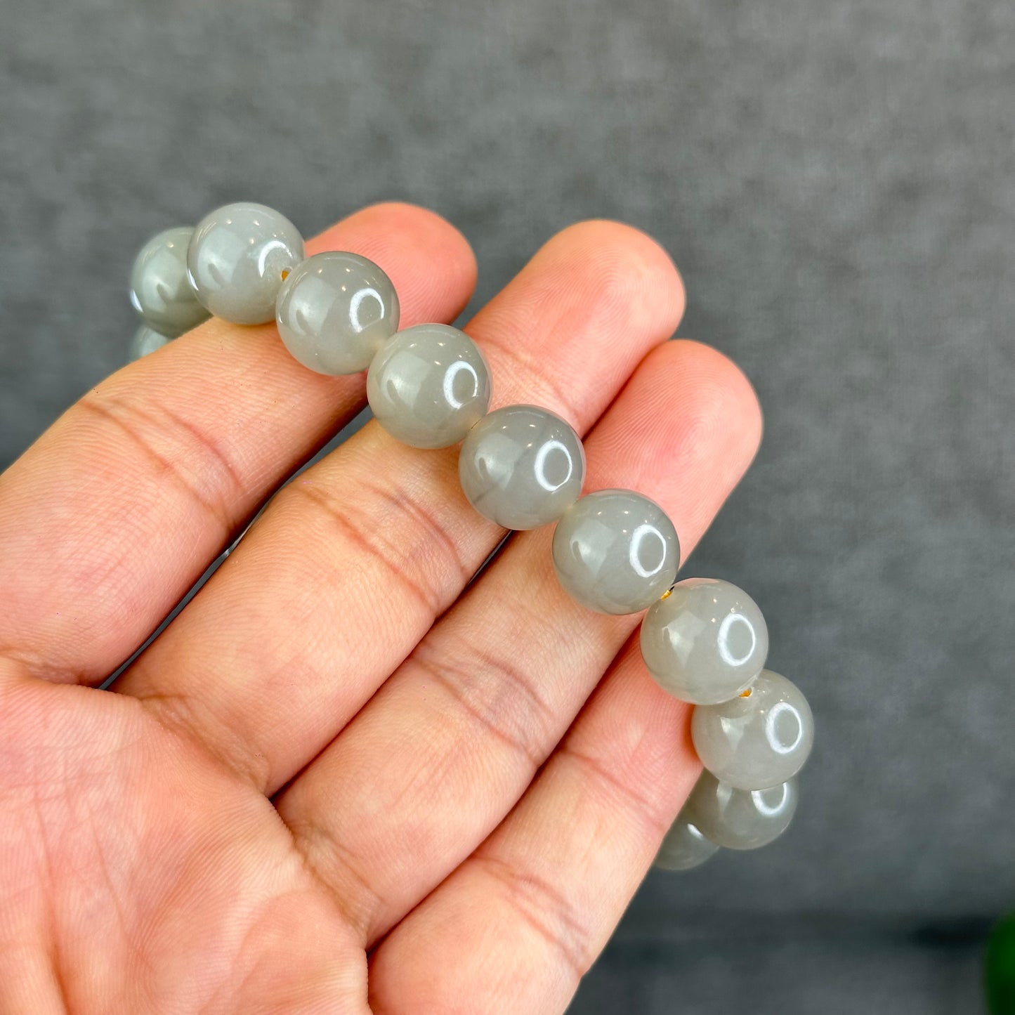 Natural Hetian Nephrite Jade Bracelet size 11.8 mm