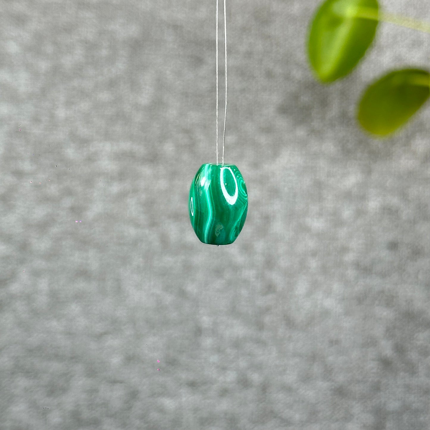 Natural Malachite Lu Thong Charm