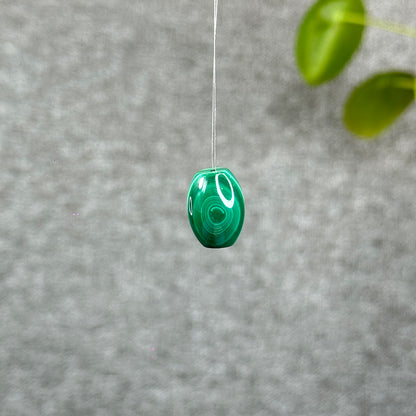 Natural Malachite Lu Thong Charm