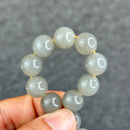 Natural Hetian Nephrite Jade Bracelet size 11.8 mm