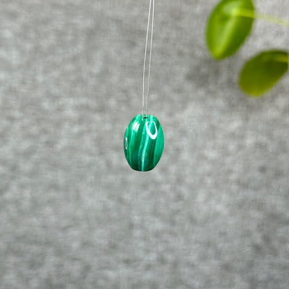 Natural Malachite Lu Thong Charm