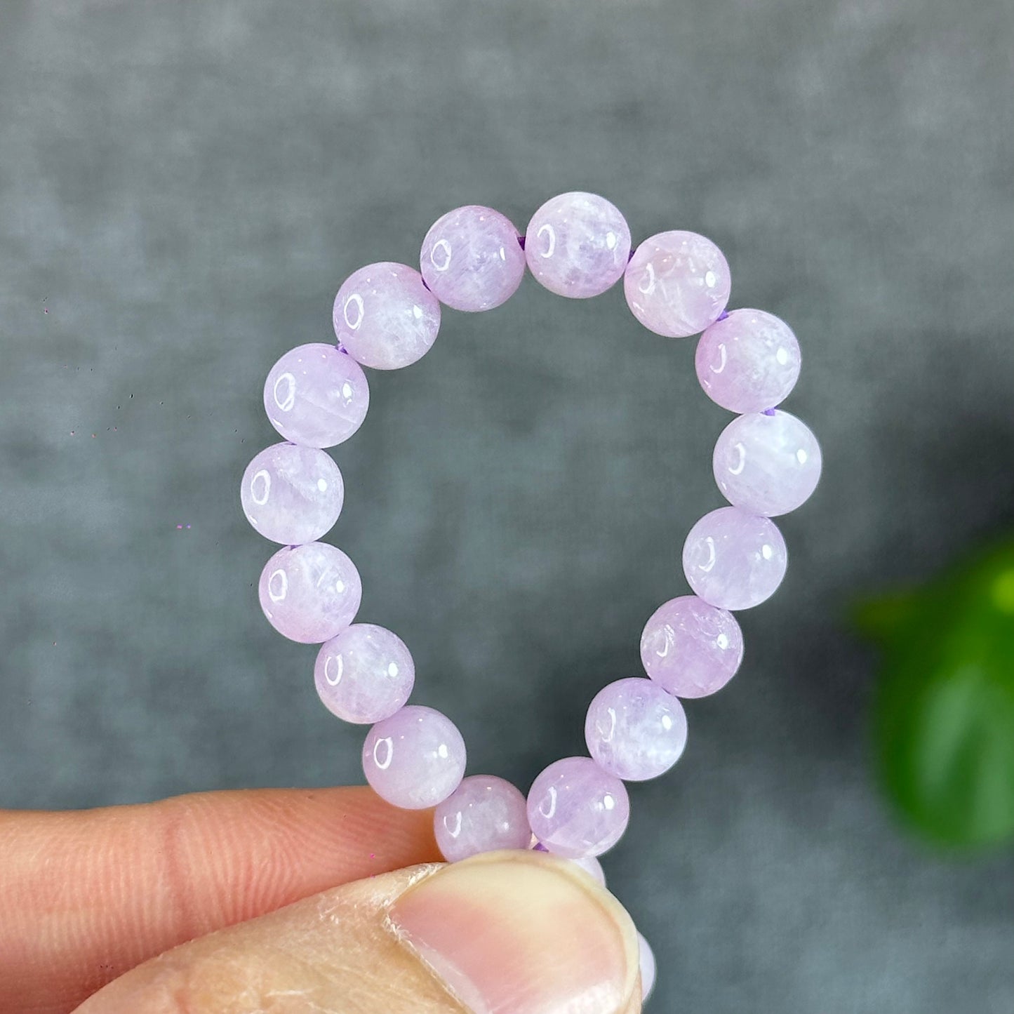 Natural Kunzite Bracelete Size 6 mm