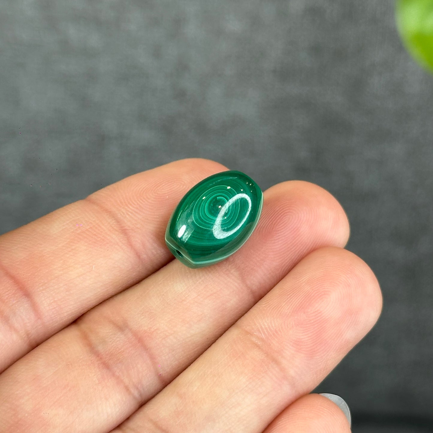 Natural Malachite Lu Thong Charm