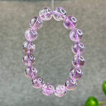 Natural Lavender Rainbow Amethyst Bracelet Size 13.5 mm