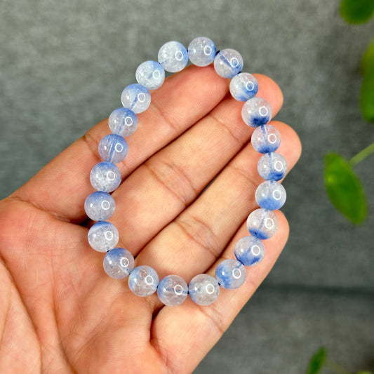 Natural Dumortierite Bracelet Size 8.6 mm