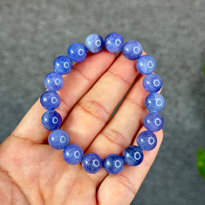 Natural Tanzanite Bracelet Size 10.6 mm