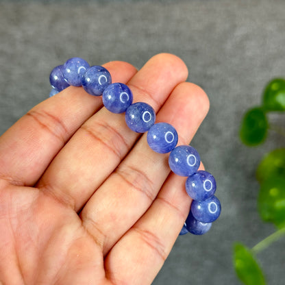 Natural Tanzanite Bracelet Size 10.6 mm