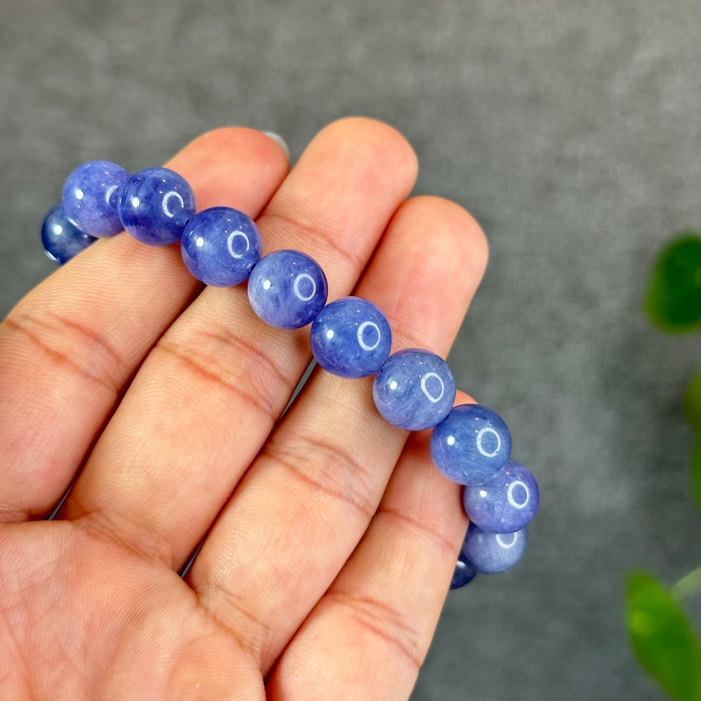 Natural Tanzanite Bracelet Size 10.6 mm