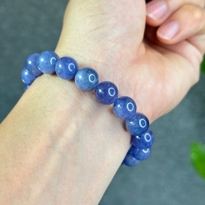 Natural Tanzanite Bracelet Size 10.6 mm