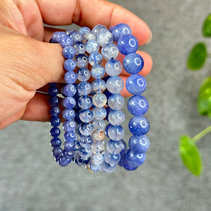 Natural Tanzanite Bracelet Size 10.6 mm