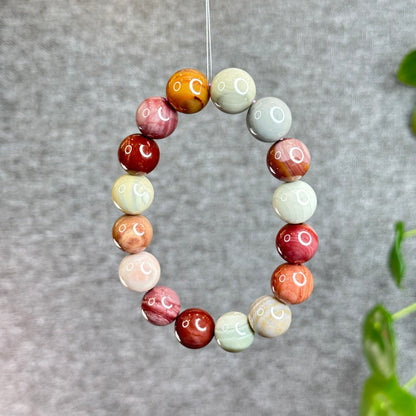Multi Colour Natural Alashan Agate Bracelet Size 13.2 mm
