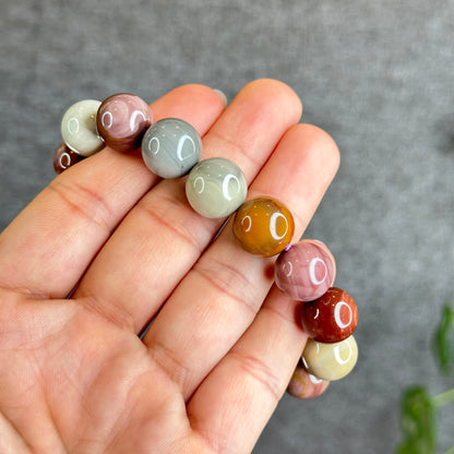 Multi Colour Natural Alashan Agate Bracelet Size 13.2 mm
