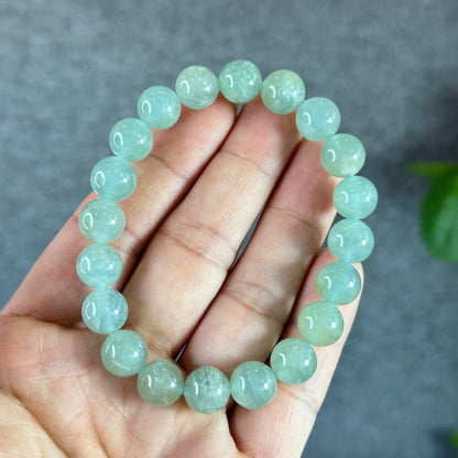 Seafoam Aquamarine Strand Size 10 mm From Brazil