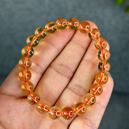 Natural Citrine VIP Bracelet Size 8.8 mm