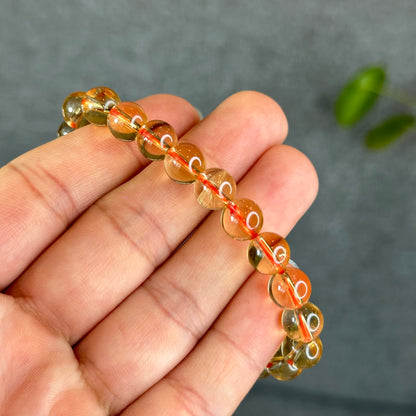 Natural Citrine VIP Bracelet Size 8.8 mm