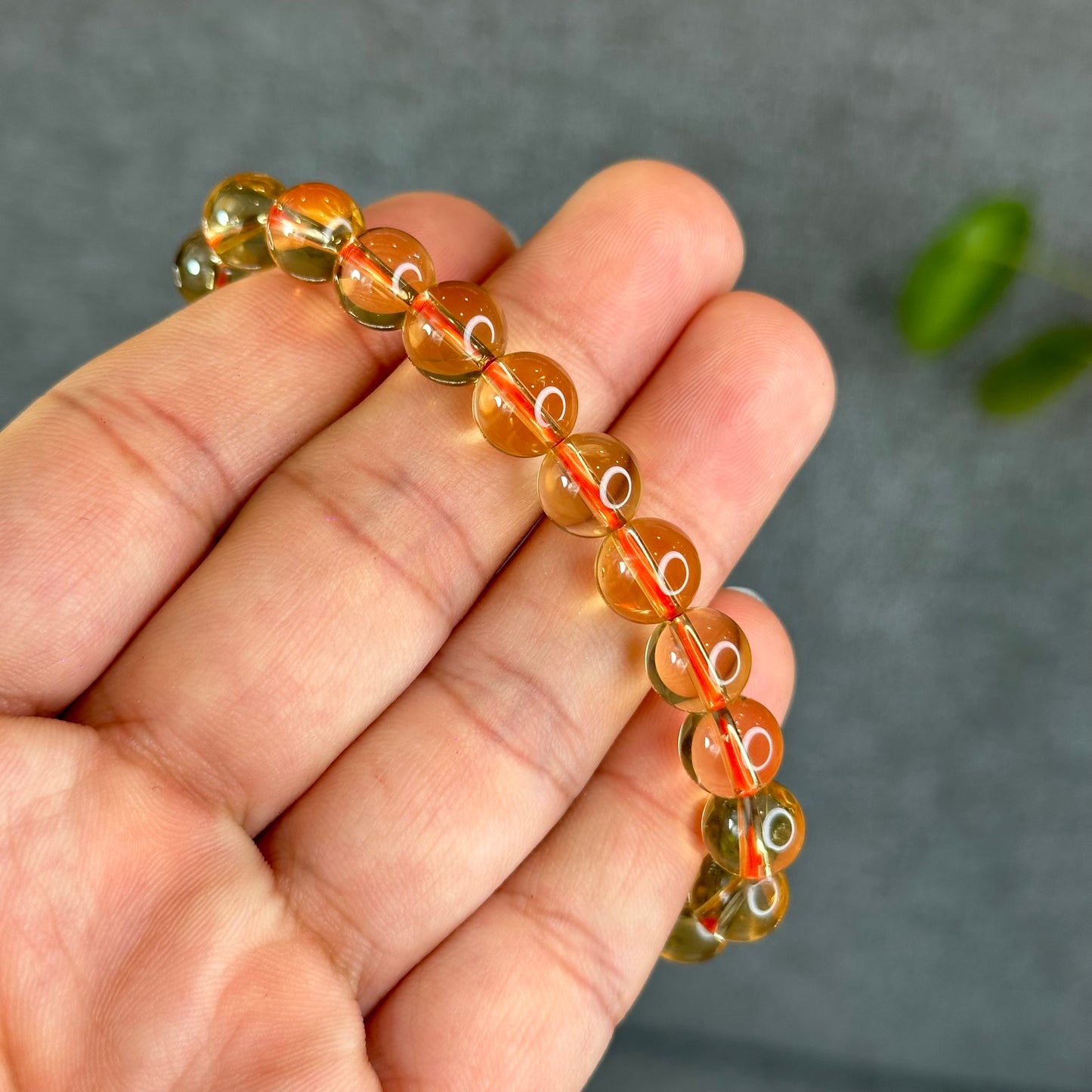 Natural Citrine VIP Bracelet Size 8.8 mm