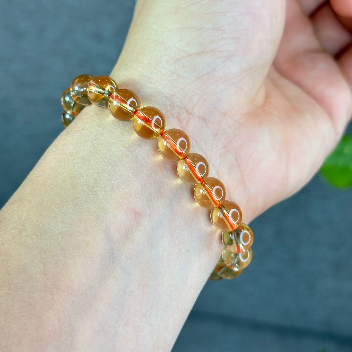 Natural Citrine VIP Bracelet Size 8.8 mm