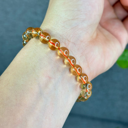 Natural Citrine VIP Bracelet Size 8.8 mm