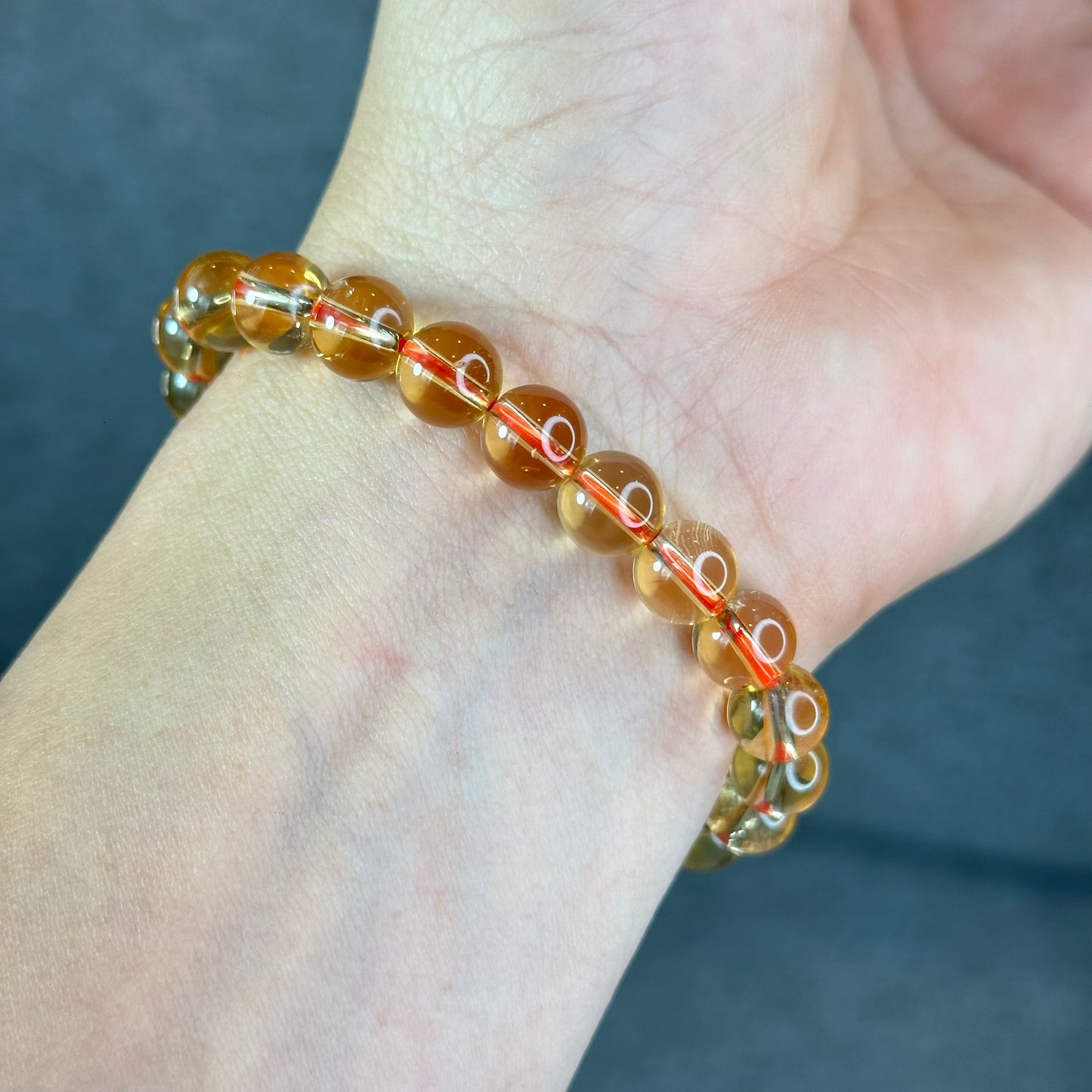 Natural Citrine VIP Bracelet Size 8.8 mm