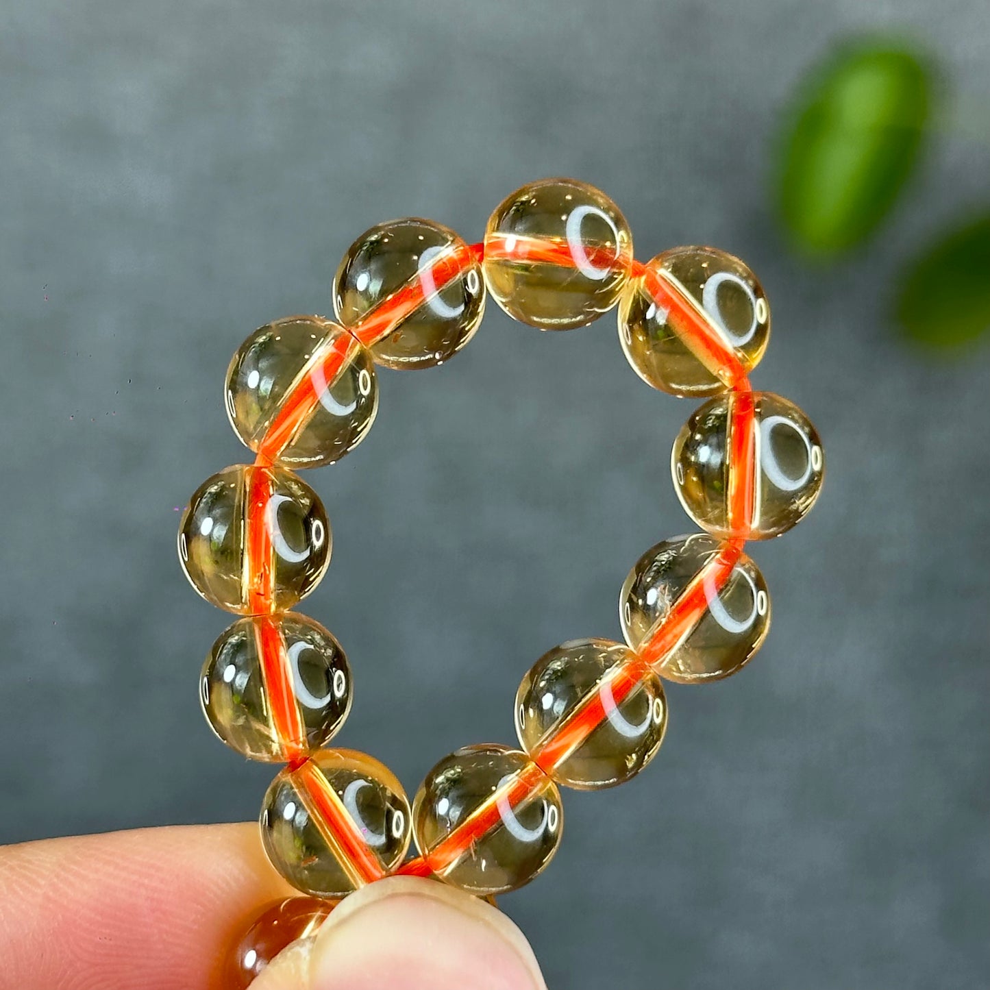 Natural Citrine VIP Bracelet Size 8.8 mm