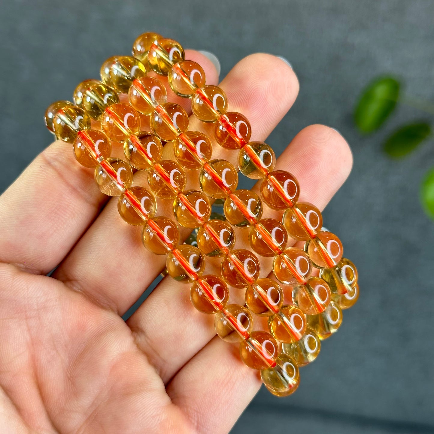 Natural Citrine VIP Bracelet Size 8.8 mm