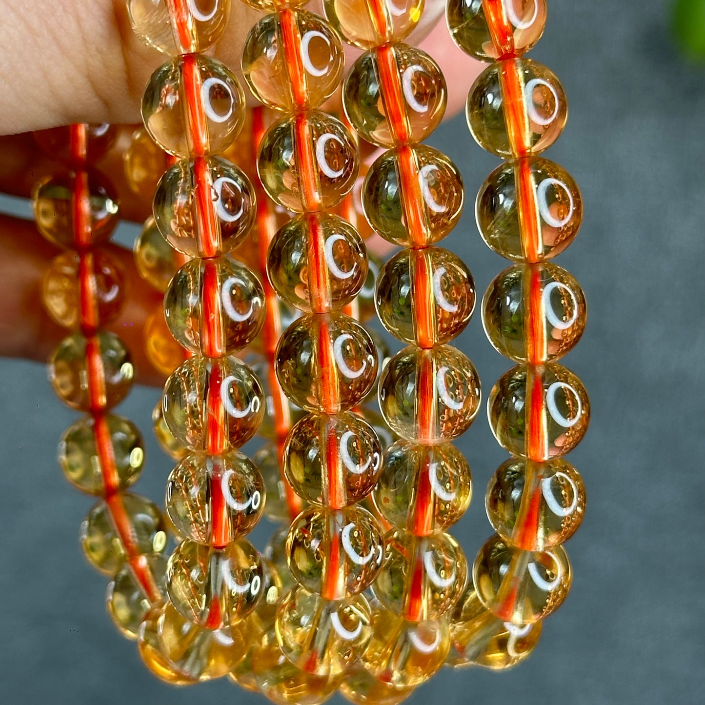 Natural Citrine VIP Bracelet Size 8.8 mm