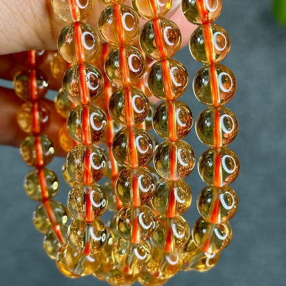 Natural Citrine VIP Bracelet Size 8.8 mm