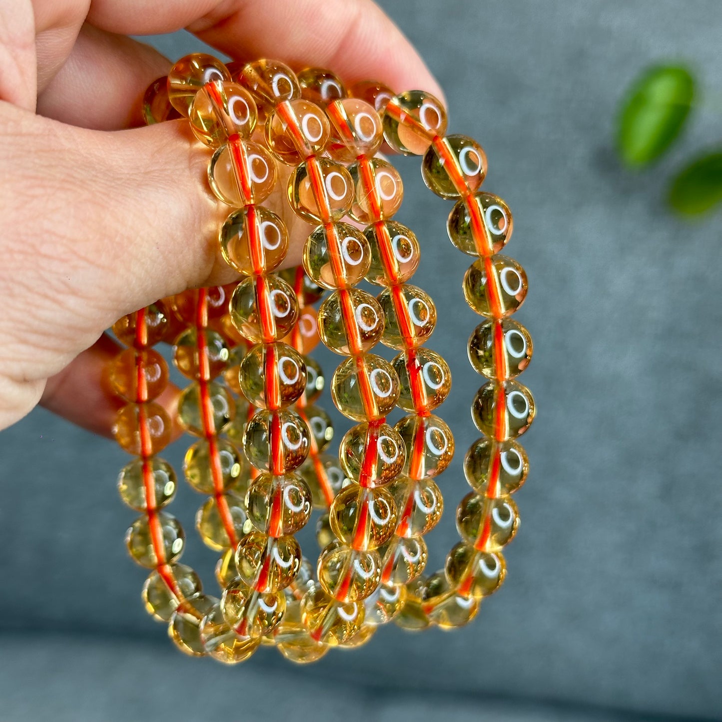 Natural Citrine VIP Bracelet Size 8.8 mm