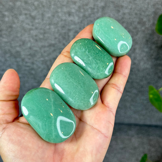 Natural Aventurine Palm Stone