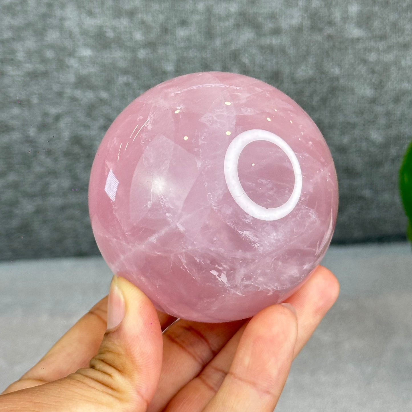 Natural Rose Quartz Sphere