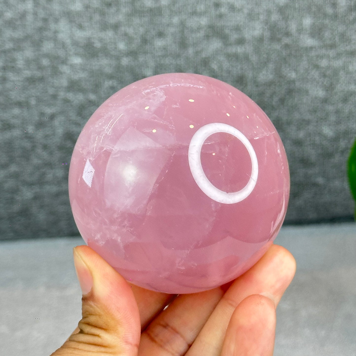 Natural Rose Quartz Sphere