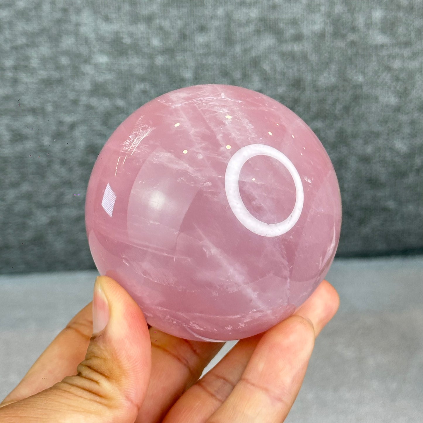 Natural Rose Quartz Sphere