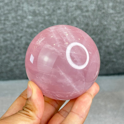 Natural Rose Quartz Sphere