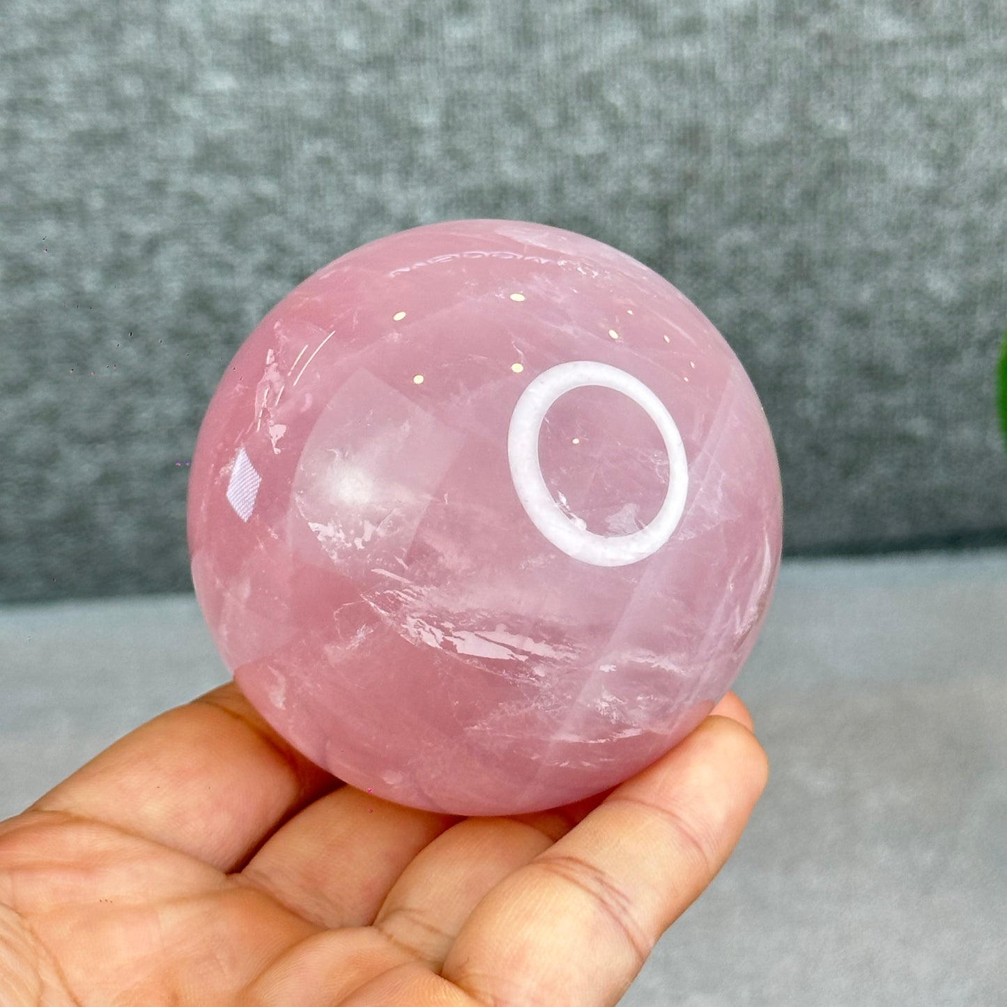Natural Rose Quartz Sphere