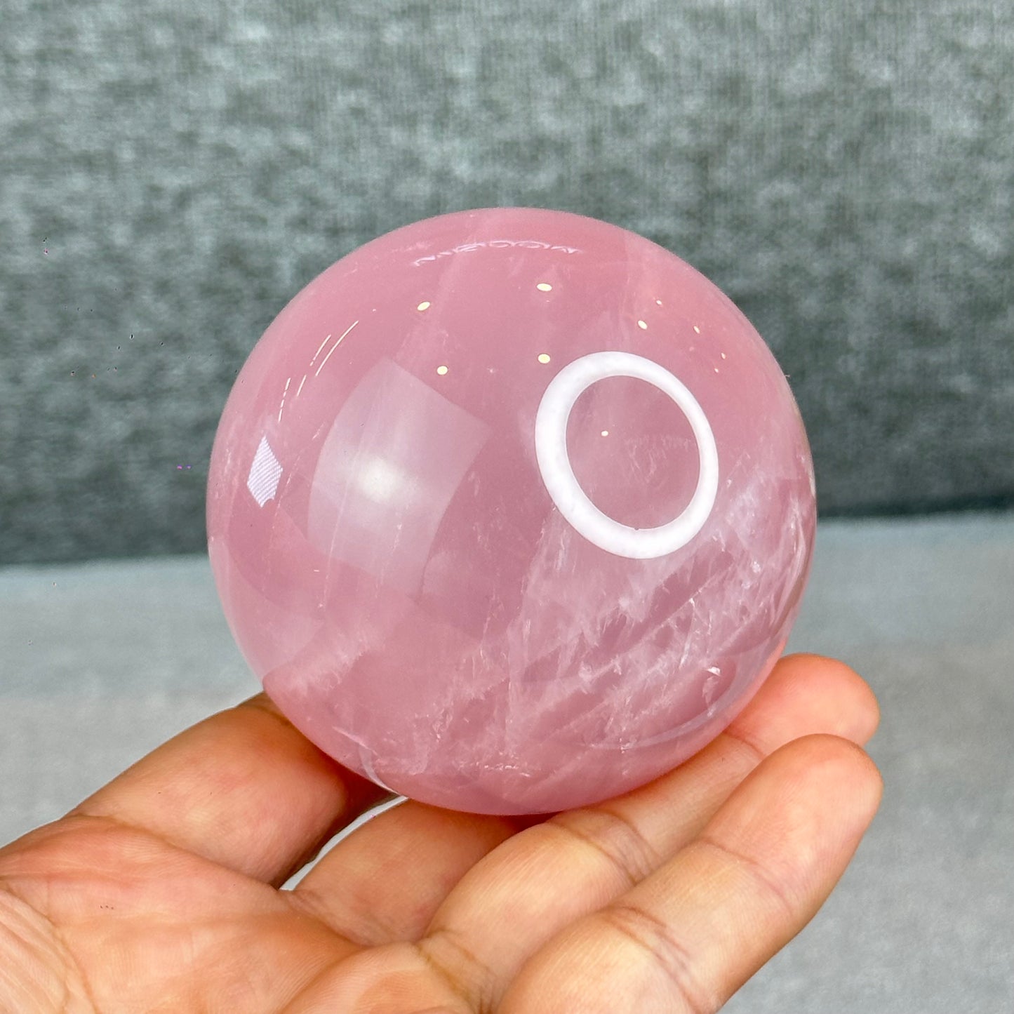 Natural Rose Quartz Sphere