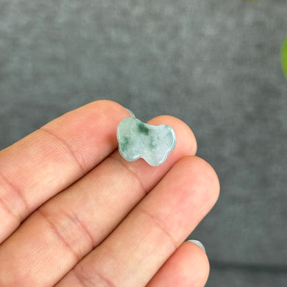 Natural Bow Jadeite Jade Charm
