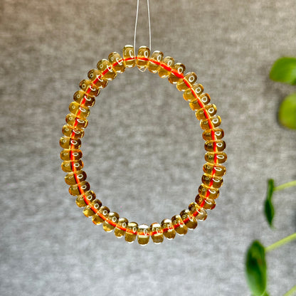 Natural Citrine Rondelle Bracelet Size 8.7 mm