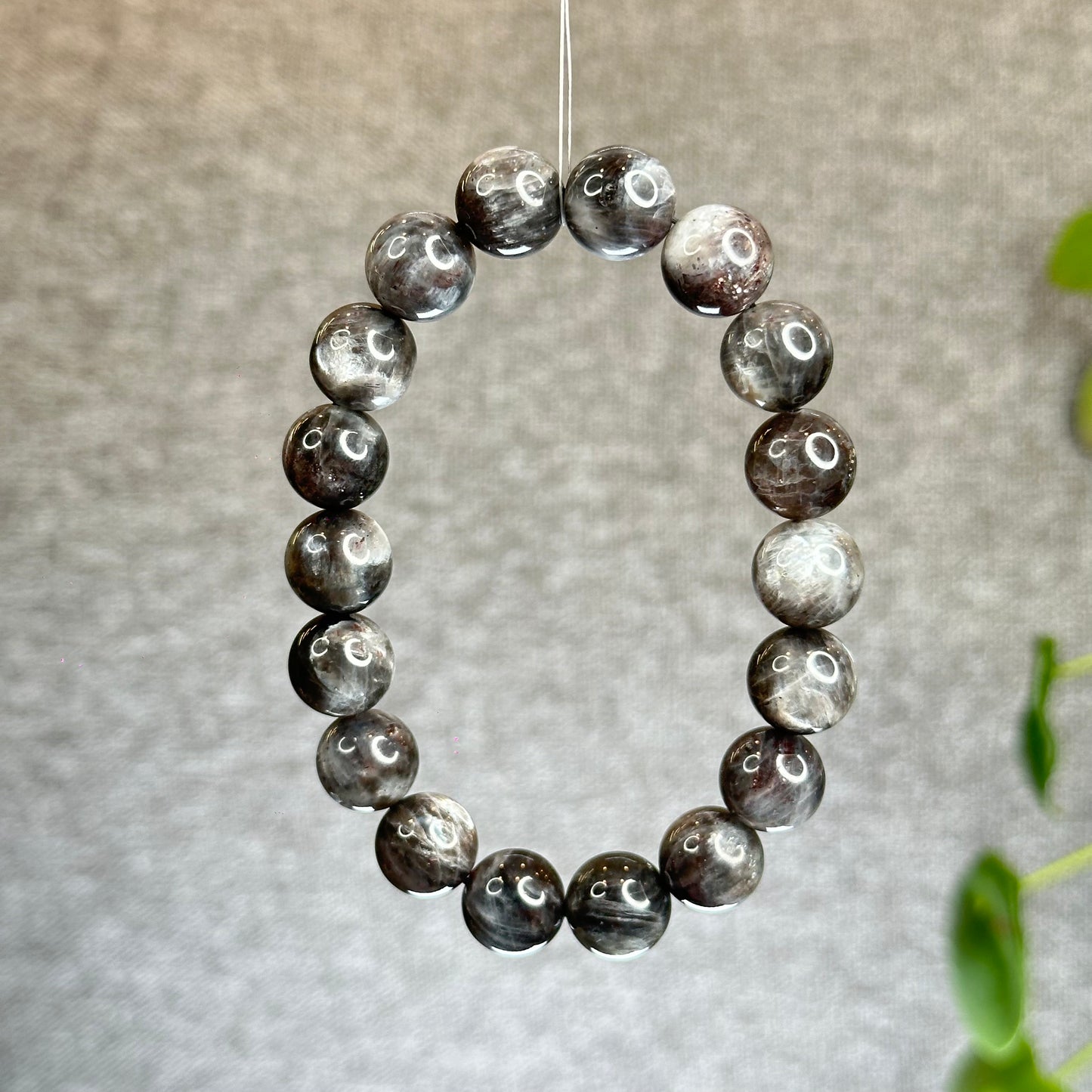Natural Sunstone Moonstone Bracelet Size 12 mm