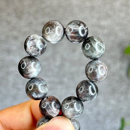 Natural Sunstone Moonstone Bracelet Size 12 mm