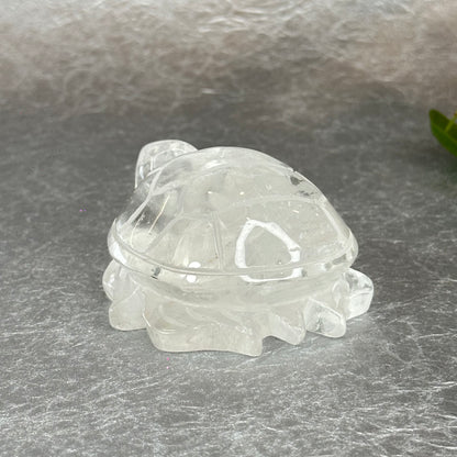 Natural Clear Quartz Turtle