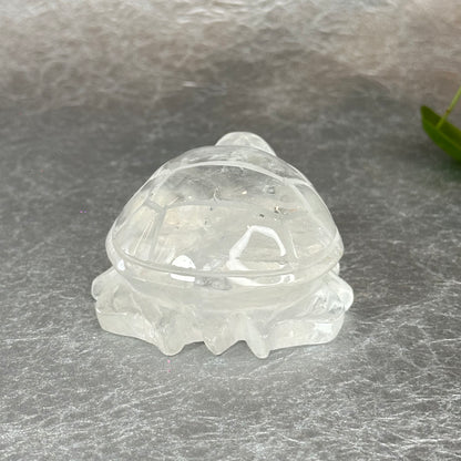 Natural Clear Quartz Turtle
